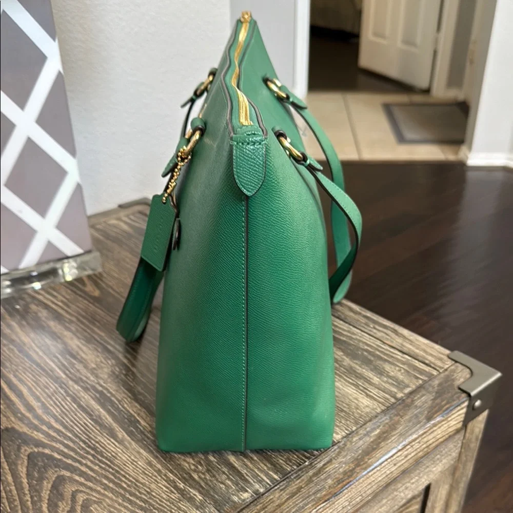 Coach Gallery Tote Green - Picture 7 of 12